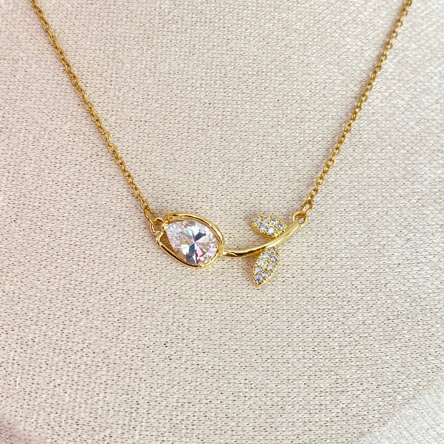 Collar Rosa Acero