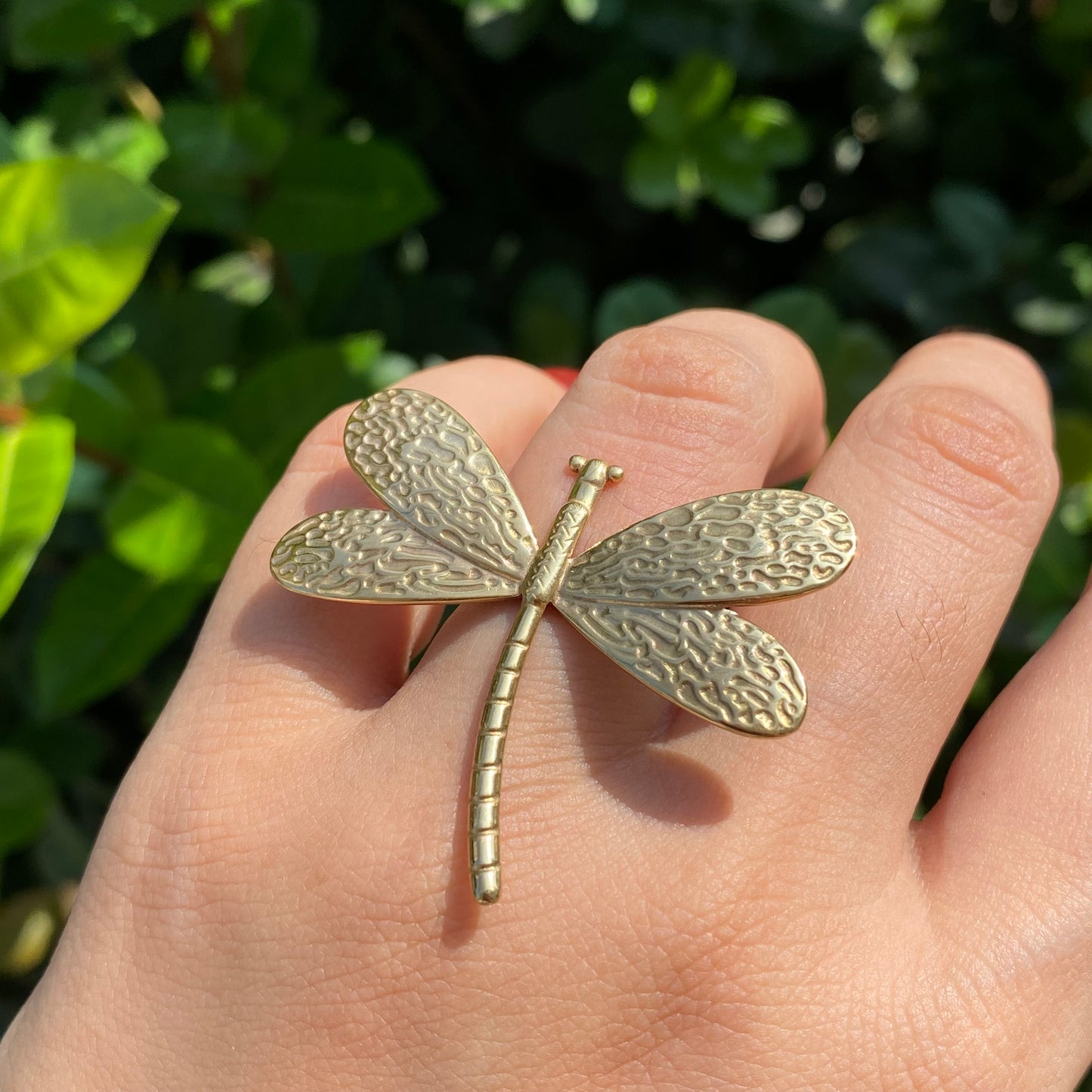 Anillo Libelula acero