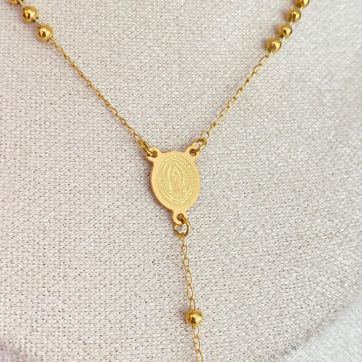 Collar Rosario Acero