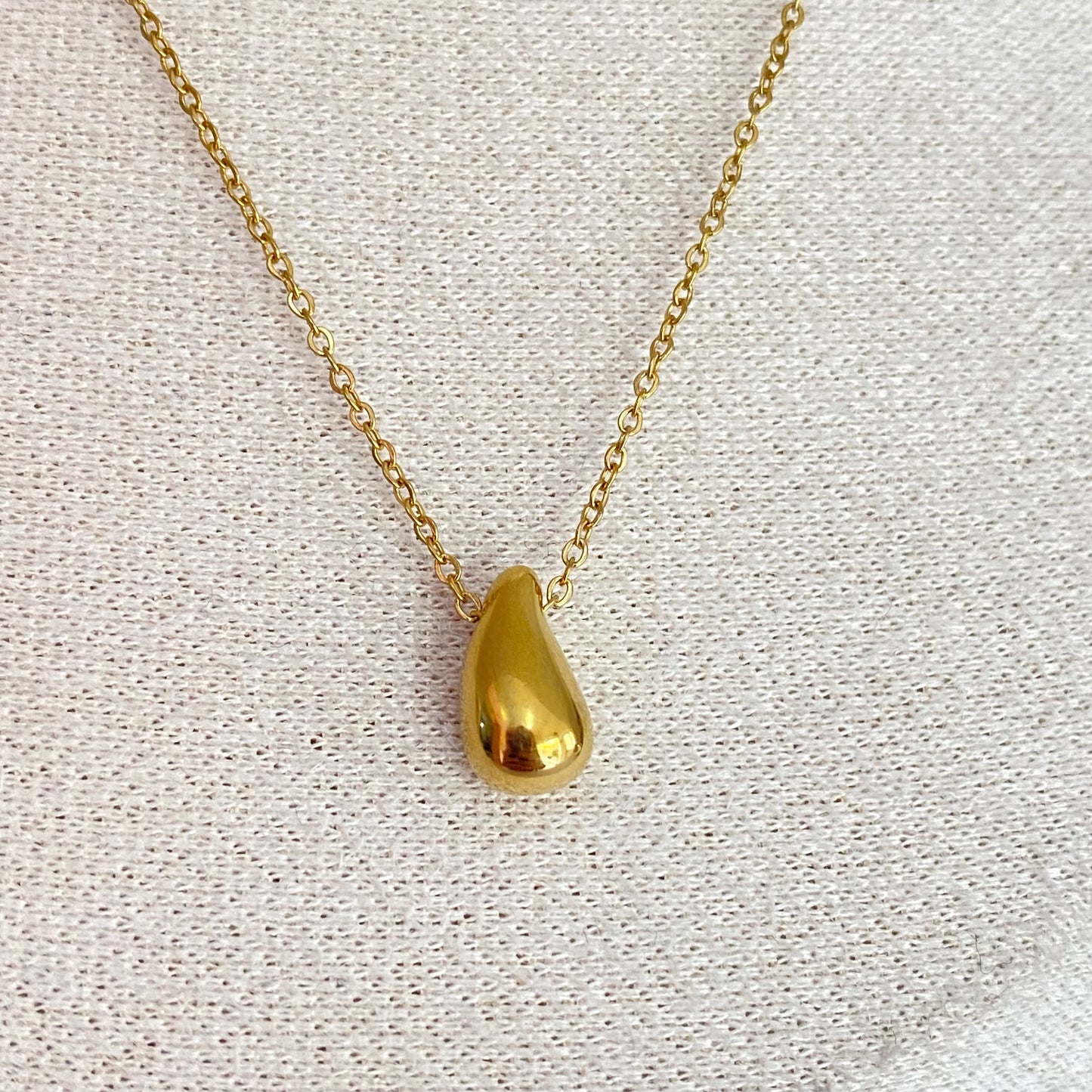 Collar Gota mini Acero