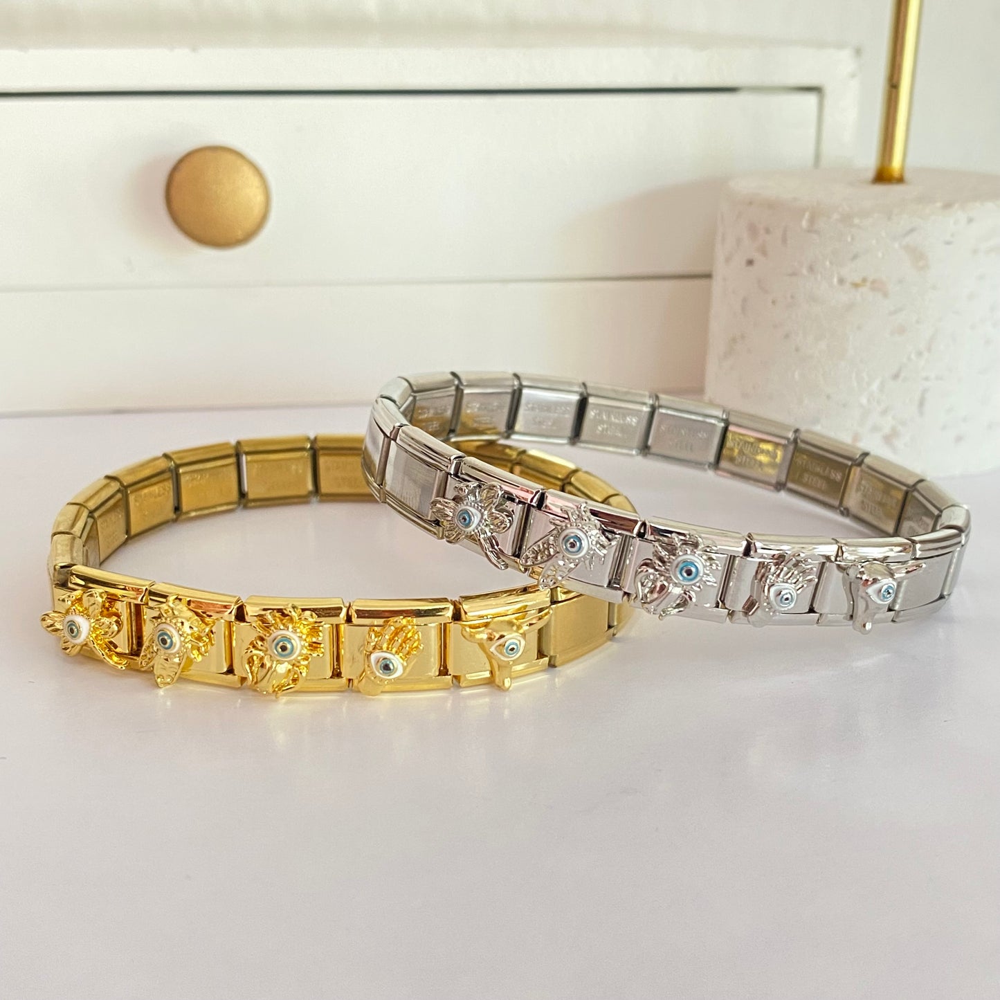 Pulsera Italiana Con Dije