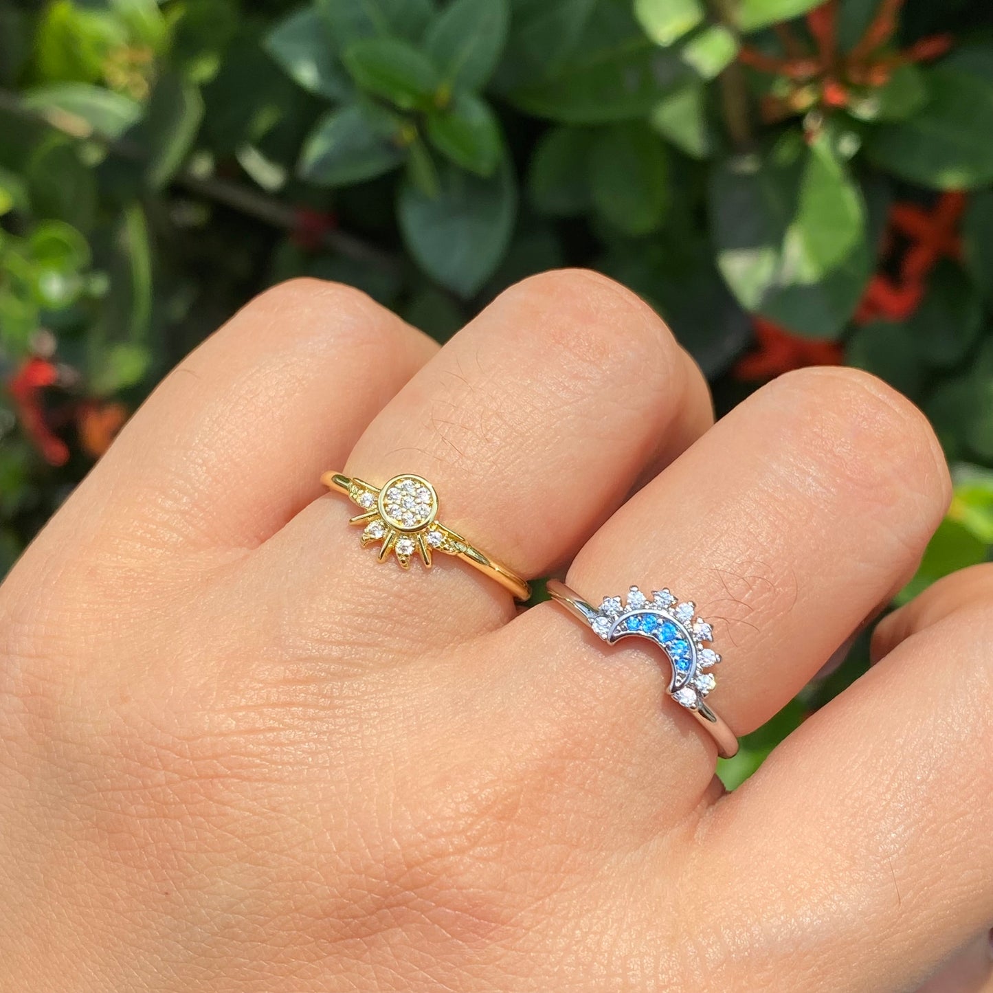 Anillo Sol y Luna Chapa