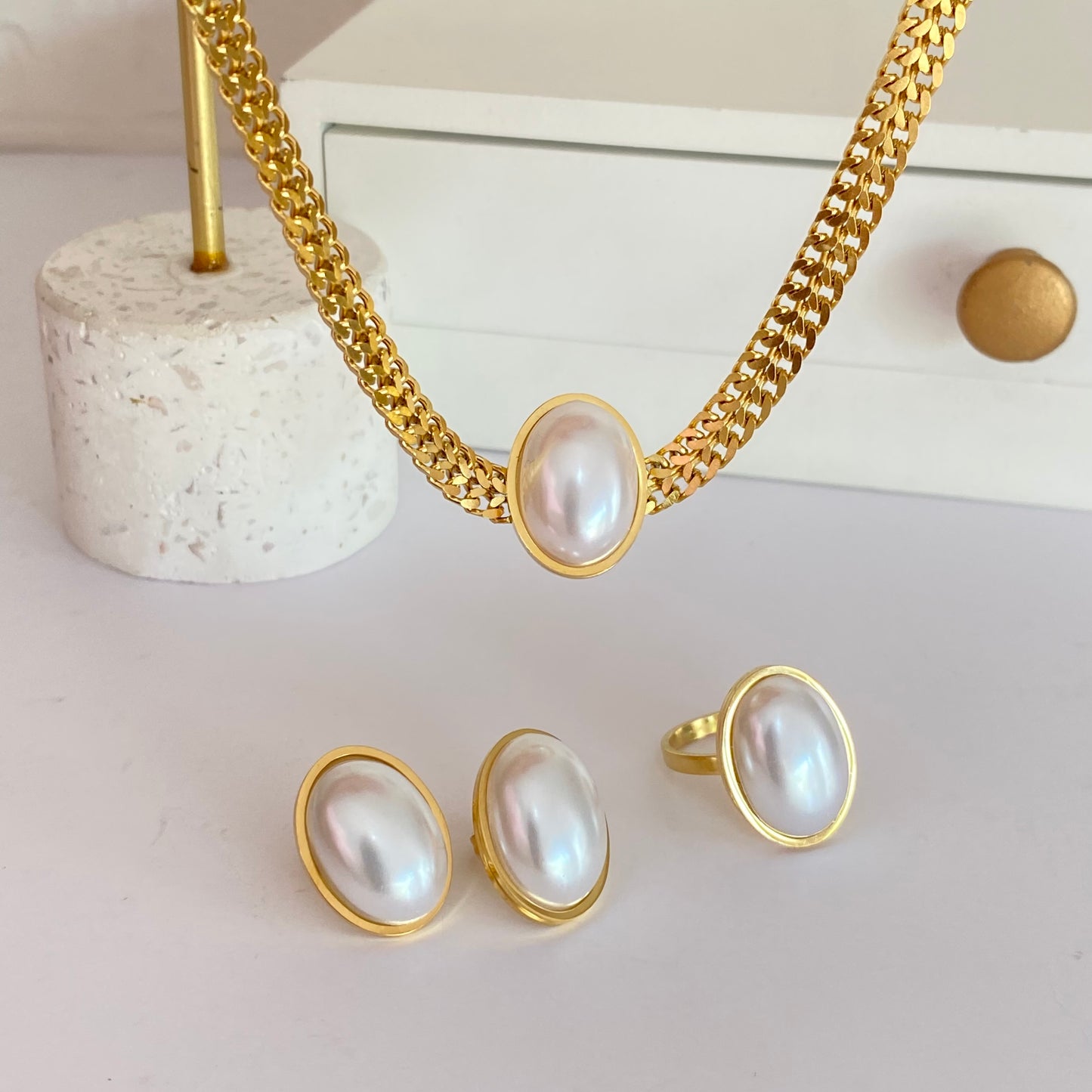 C7164 acero/set