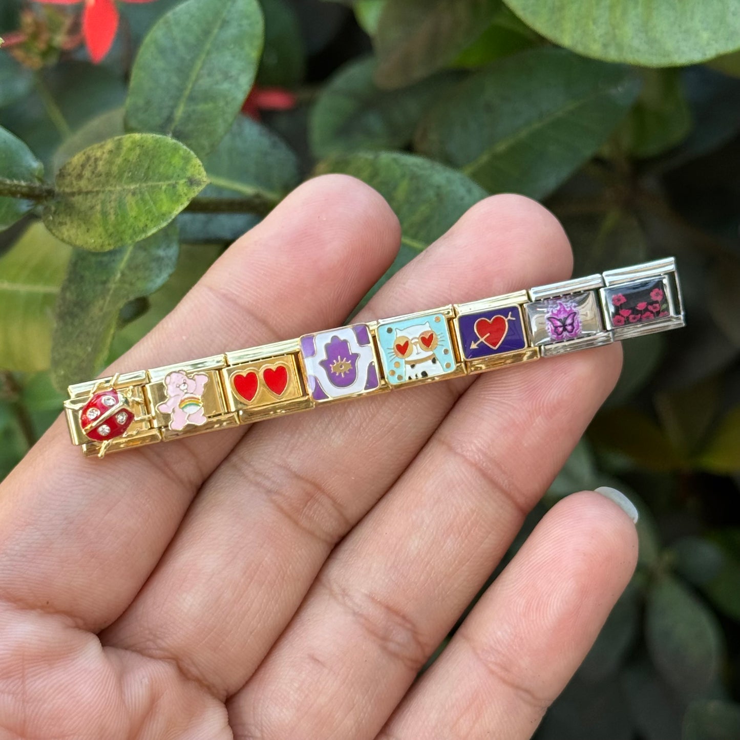 Charm Pulsera Italiana 🐞🧸💘🧿