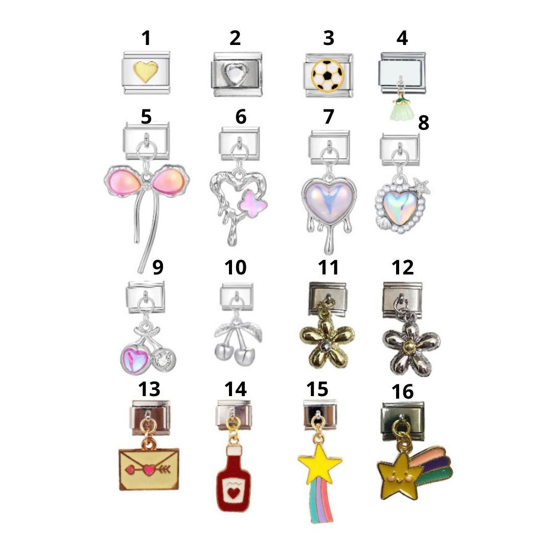 Charms para pulsera italiana 12