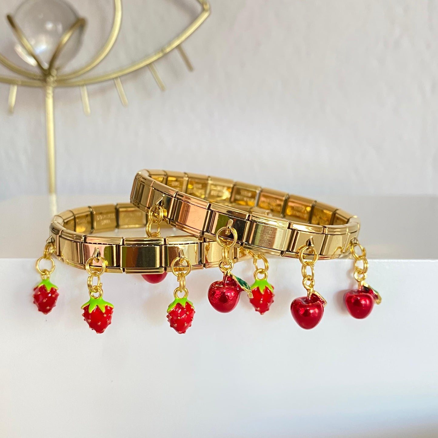 Pulsera Italiana con Dijes