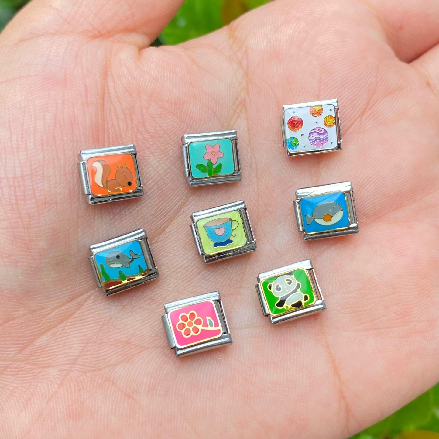 Charms Plateados Italiana