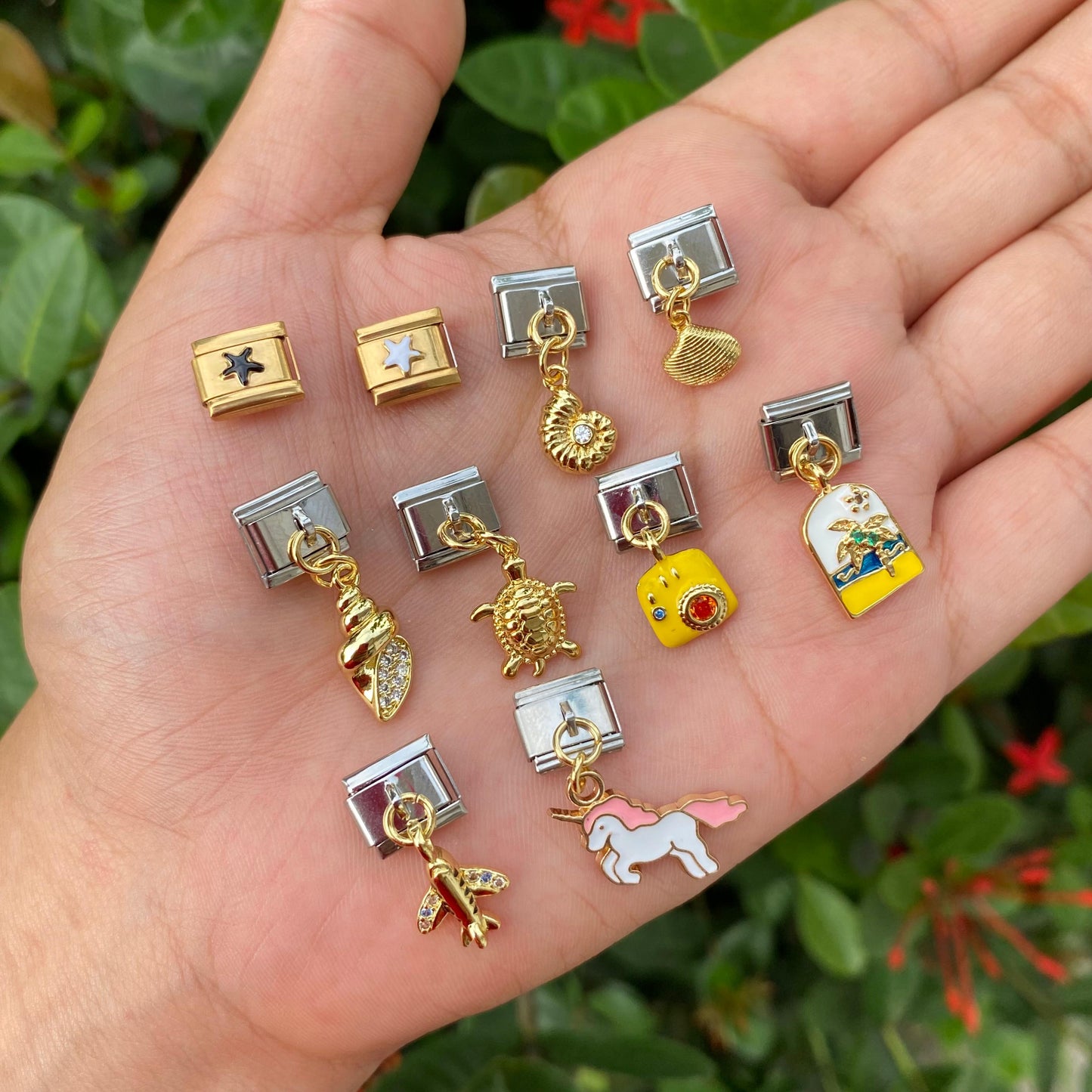 Charms Colgantes Plateados