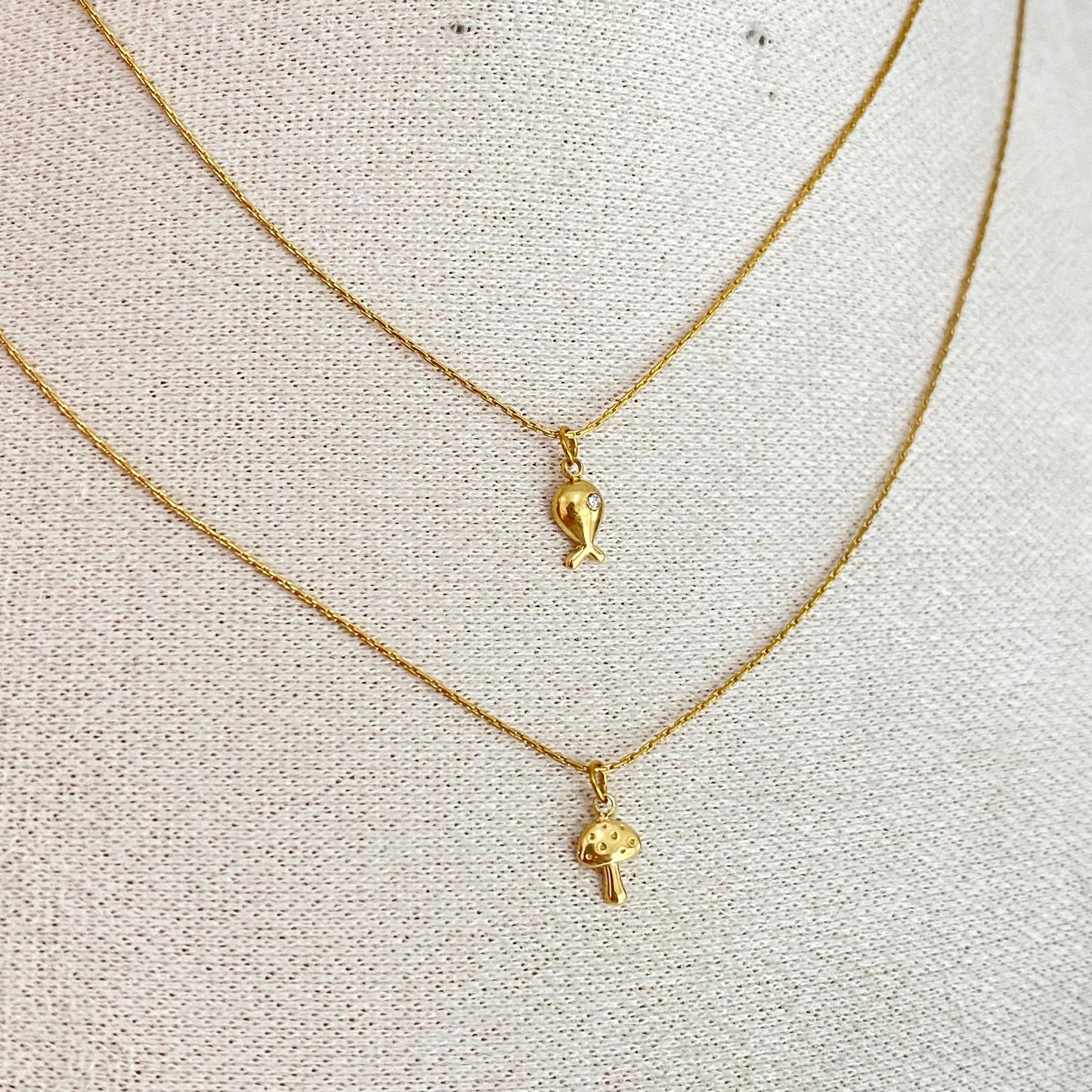 Collares mini set/acero