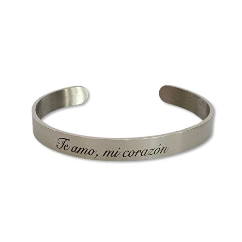 Set de Brazaletes Personalizados para pareja (3 y 6 mm)