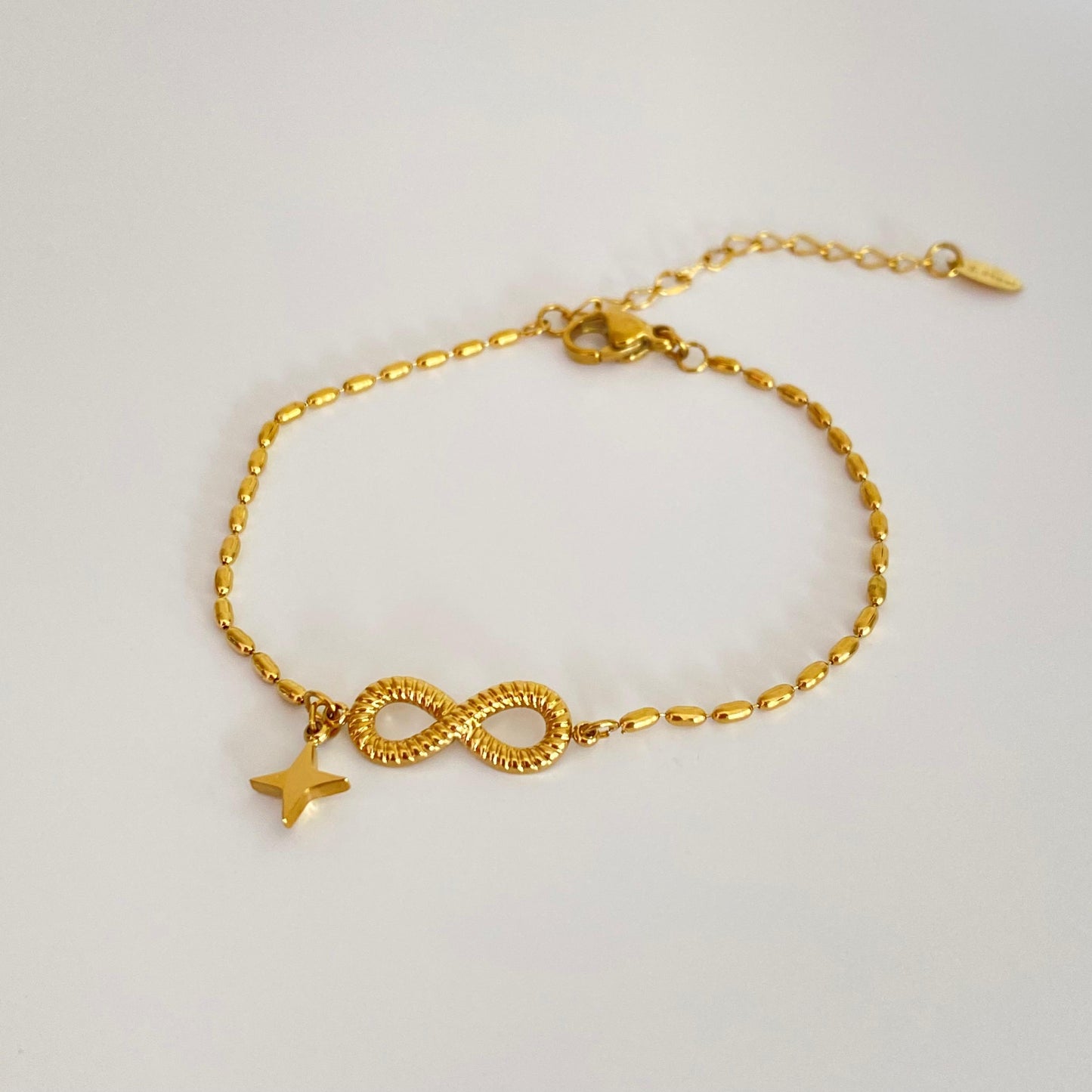 Pulsera infinito acero