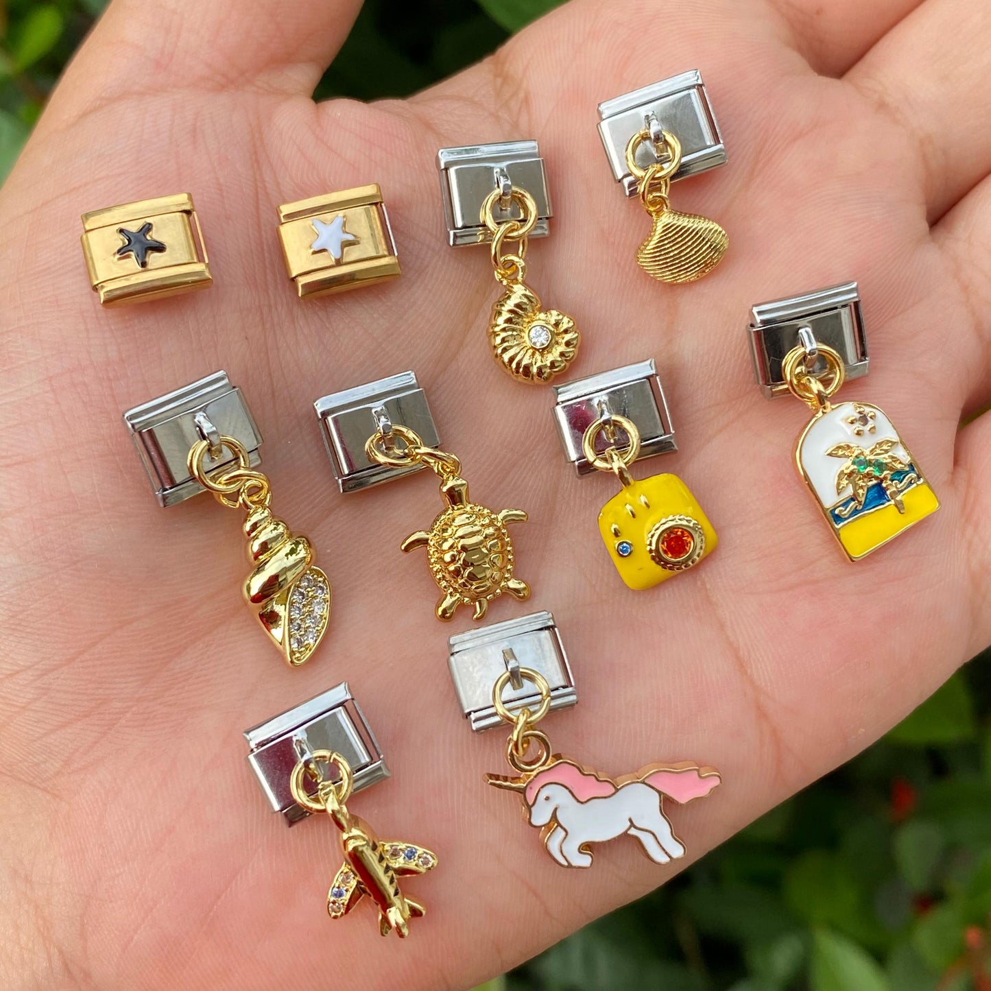 Charms Colgantes Plateados