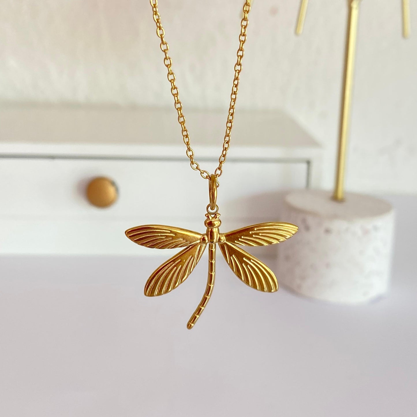 Collar Libelula Acero
