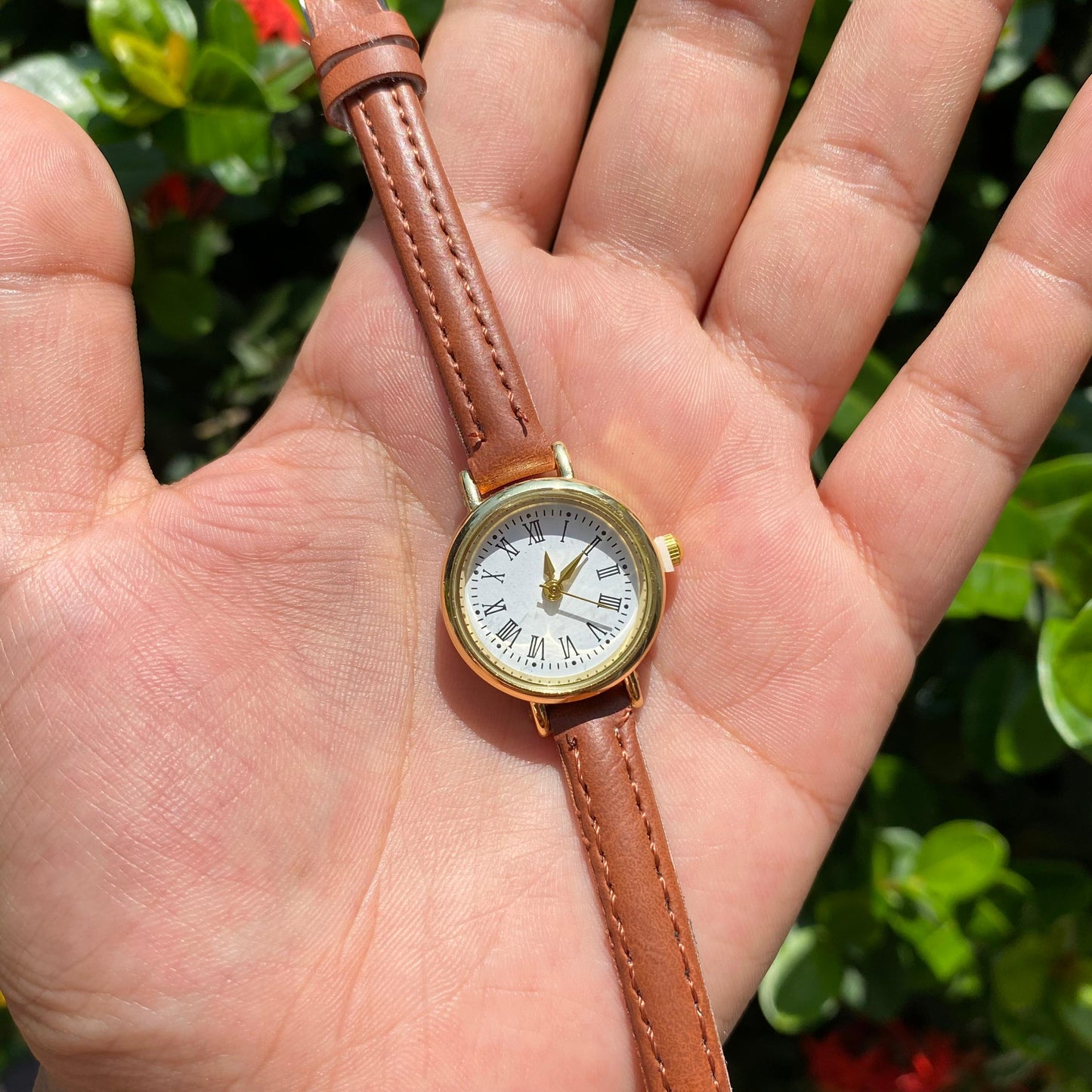 Reloj Clásico Café