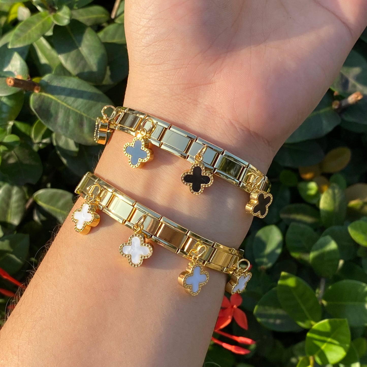 Pulsera Italiana Trébol