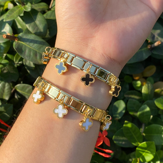 Pulsera Italiana Trébol