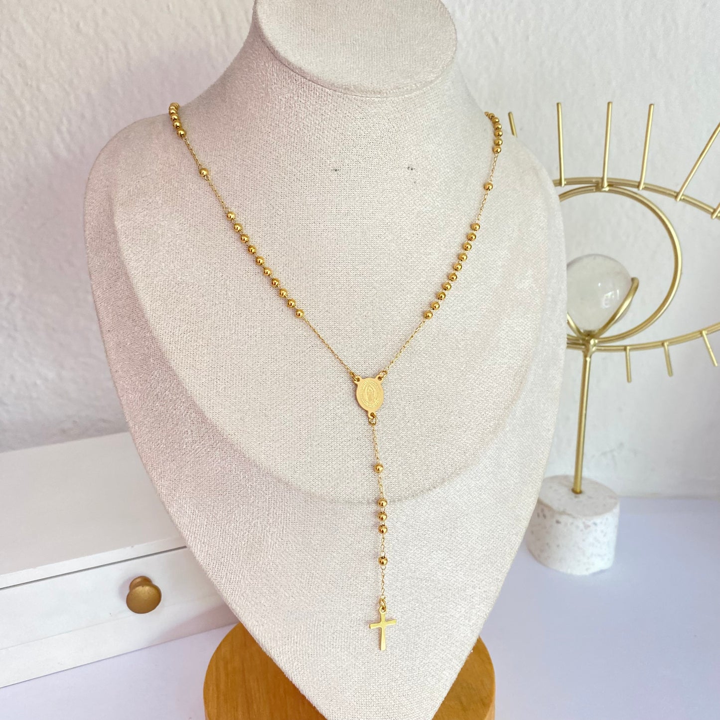 Collar Rosario Acero