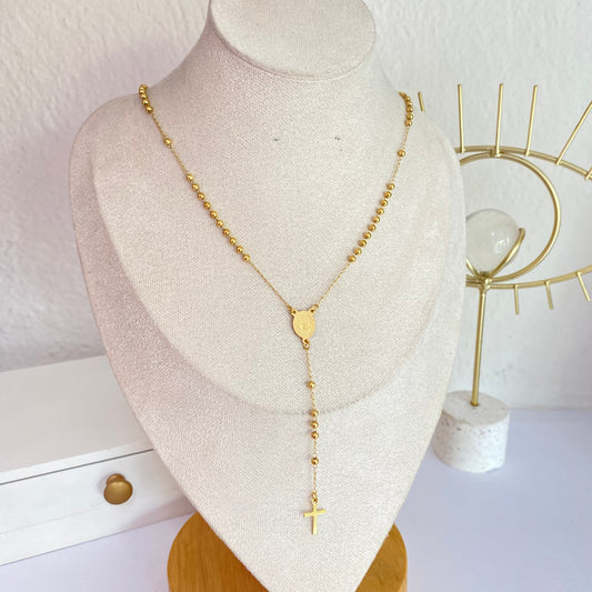 Collar Rosario Acero