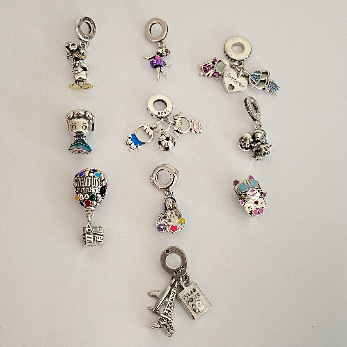 Charms Inspo Pandora Silver magic🧸🎈