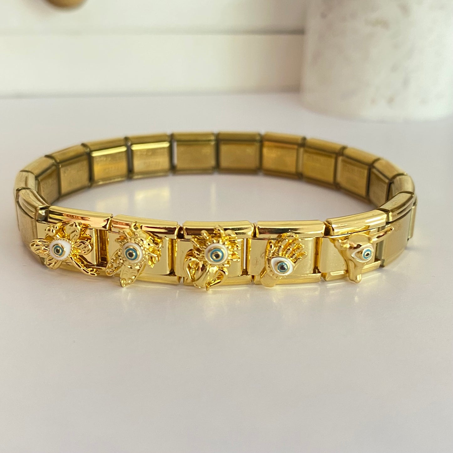 Pulsera Italiana Con Dije