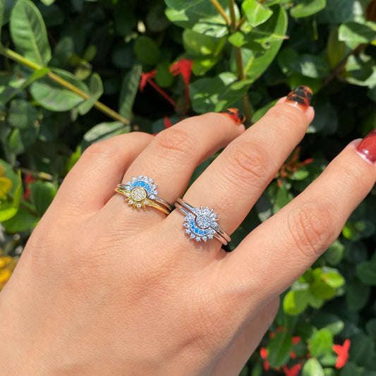 Anillo Sol y Luna Chapa