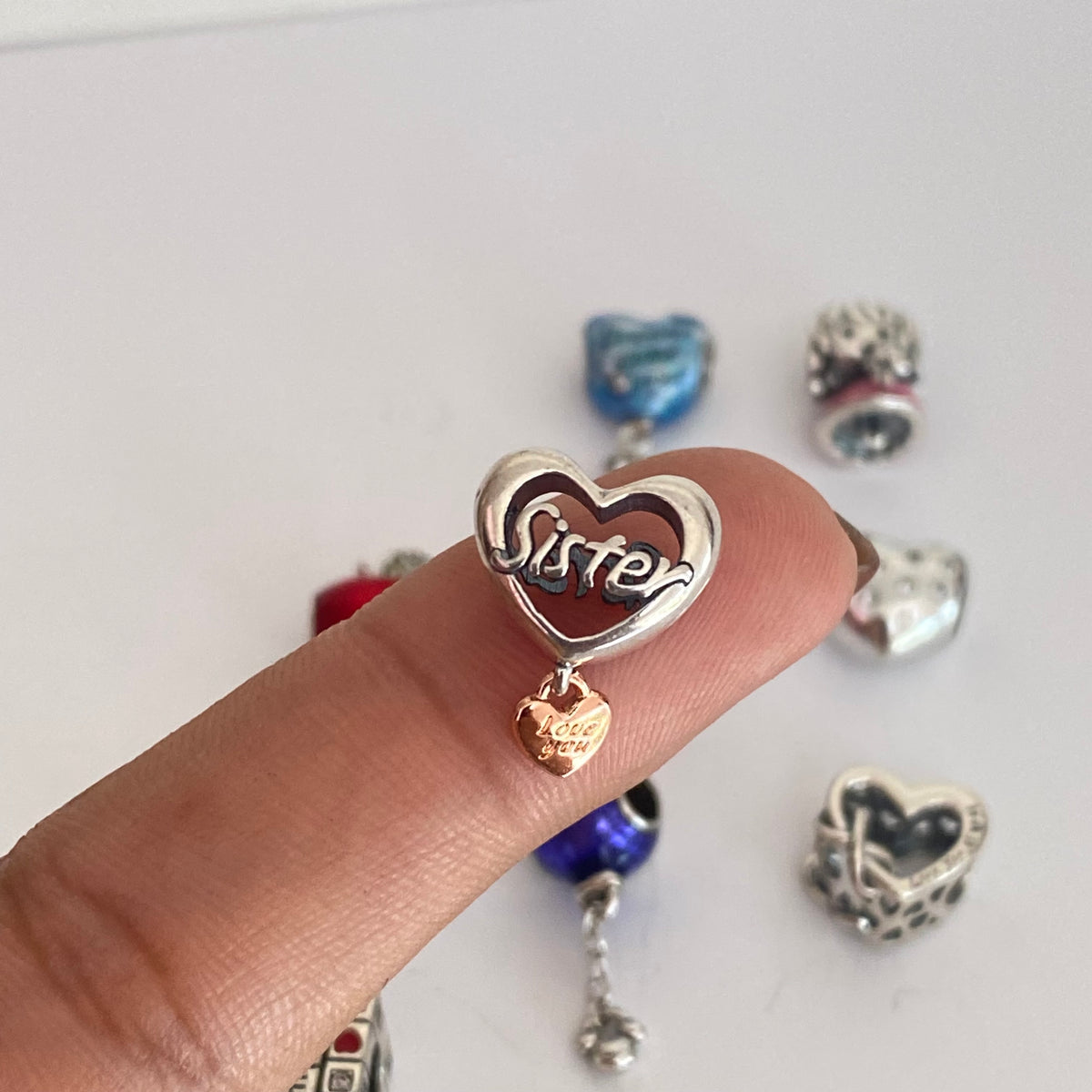 Charms Inspo Pandora Heart edition🩶