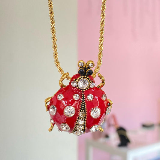 Collar Catarina Torsal Oro Laminado