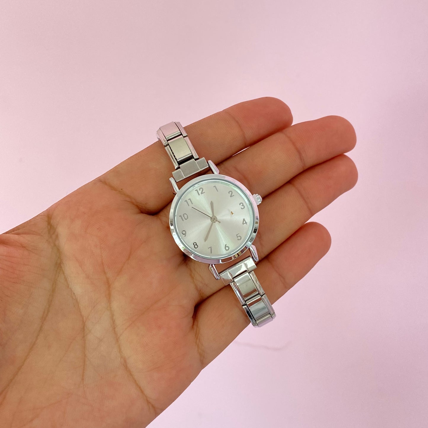 Reloj Redondo Italiano Acero