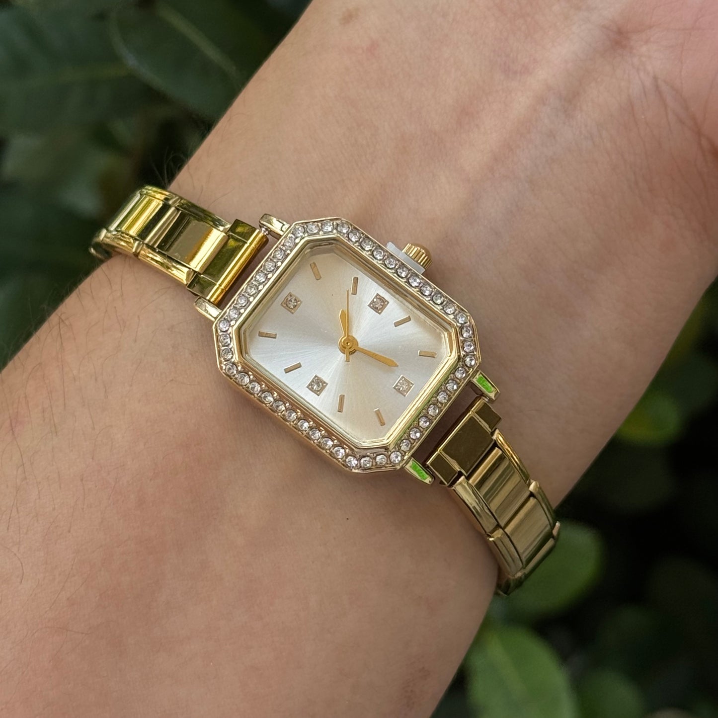 Reloj italiano rectangular cristales