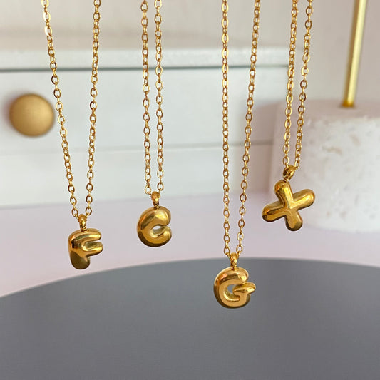 Collar Inicial Mini Acero