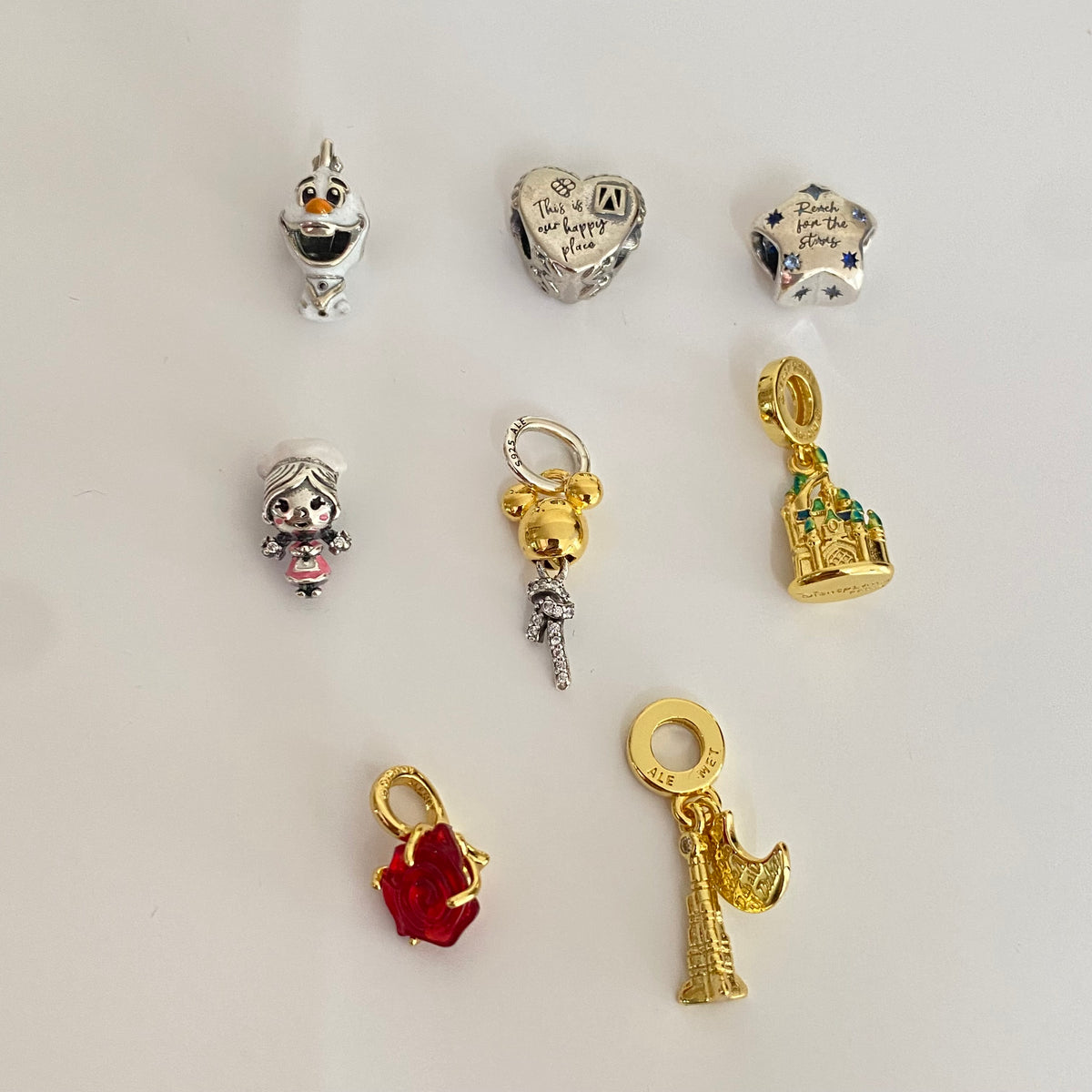 Charms Inspo Pandora la bella y la  bestia ❤️‍🔥🌹