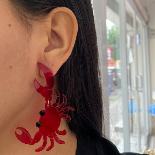 Aretes Cangrejo