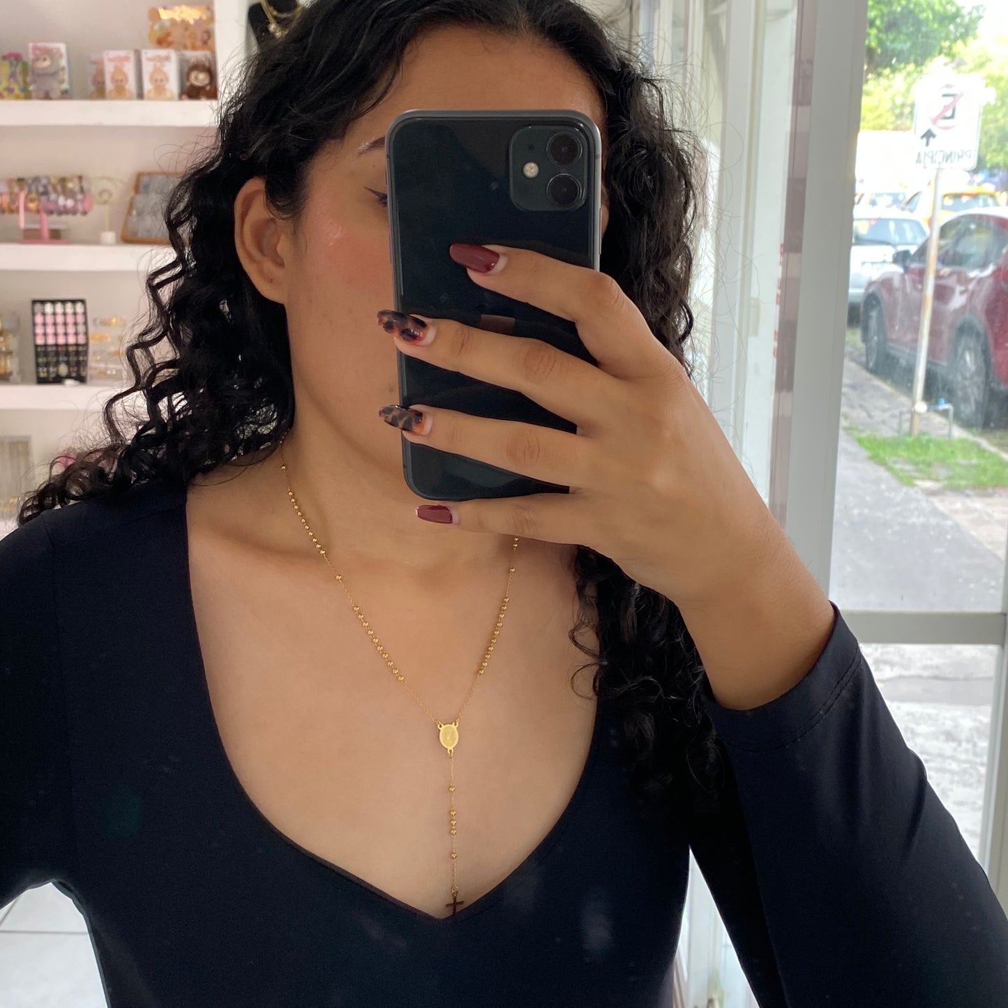 Collar Rosario Acero