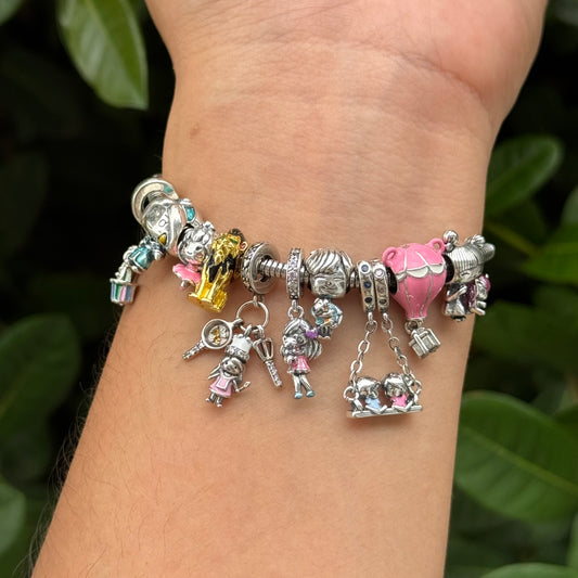 Charm inspo Pandora Silver love🦢🎀