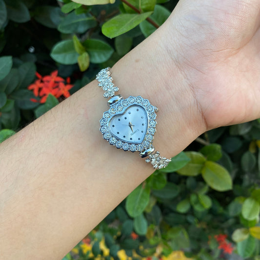 Reloj Corazón Ajustable Chapa