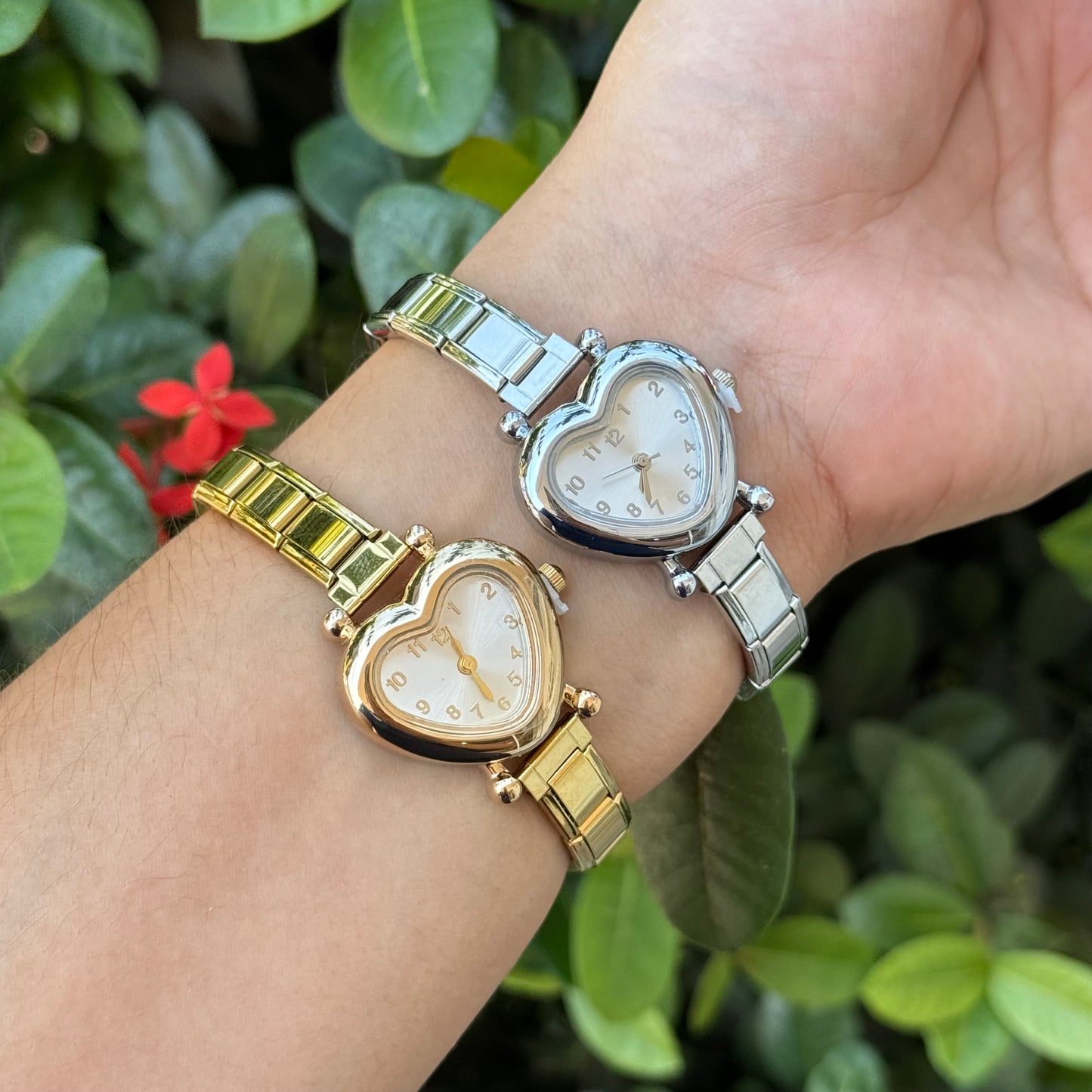 Reloj Italiano Corazón acero