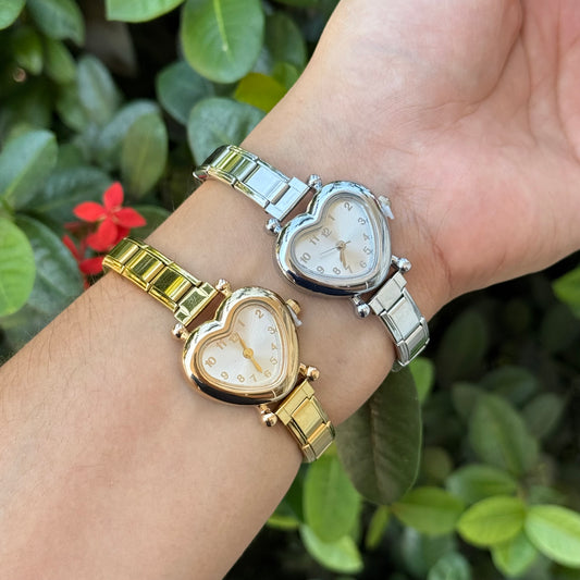 Reloj Italiano Corazón acero