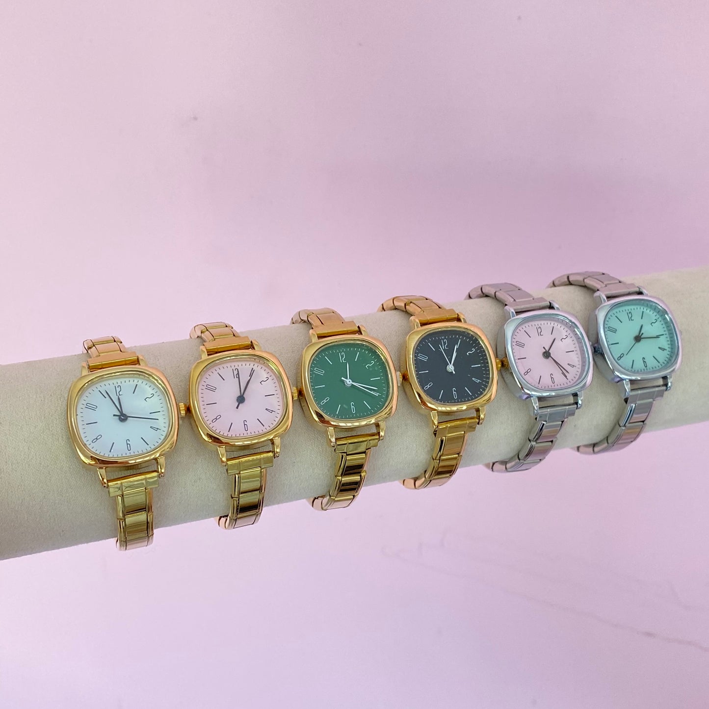 Reloj Cuadrado Italiano Acero