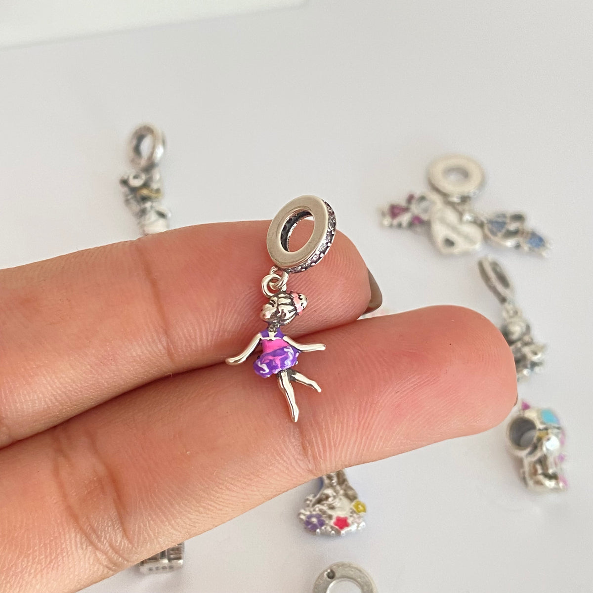 Charms Inspo Pandora Silver magic🧸🎈