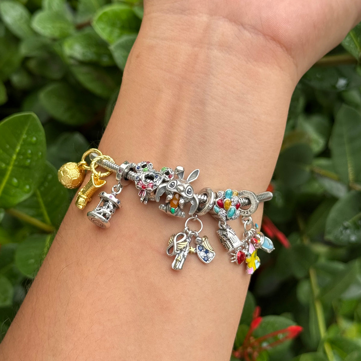 Charm Inspo Pandora colors y gold🌈⭐️