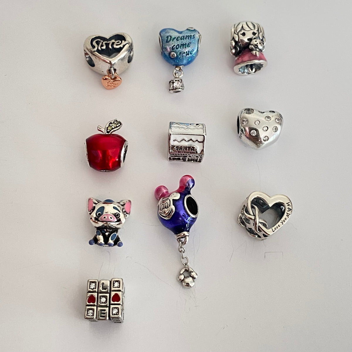 Charms Inspo Pandora Heart edition🩶