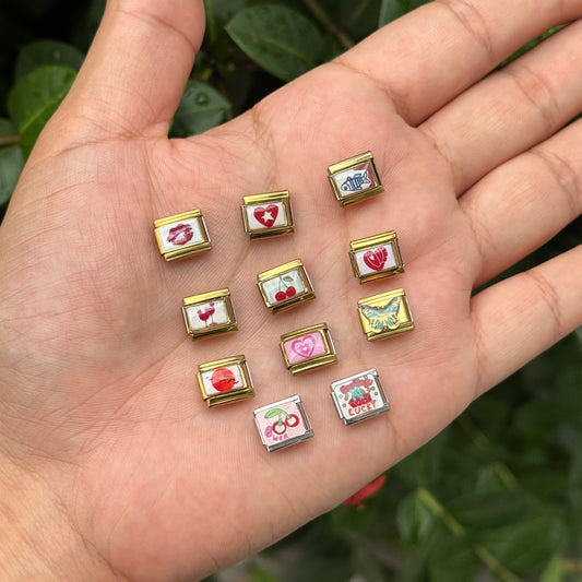 Charm Pulsera Italiana REDVELVET🍓