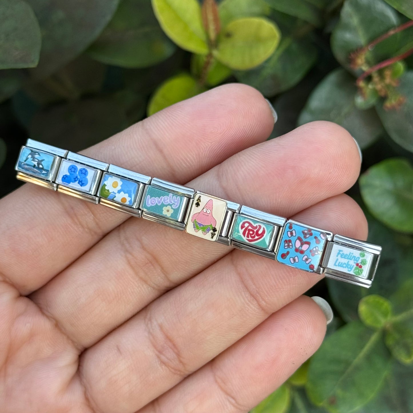 Charm Pulsera Italiana 🦋🫐💙