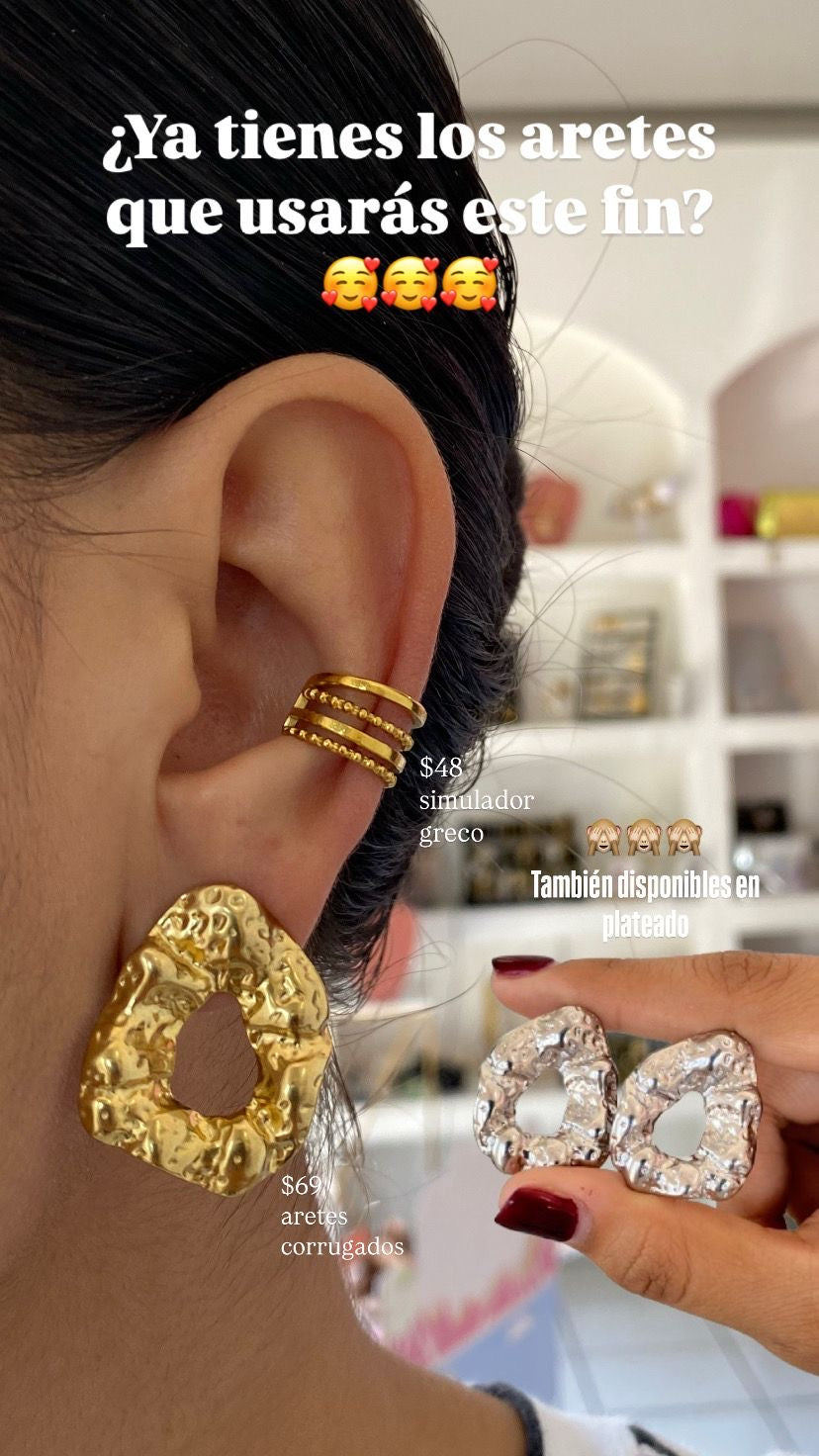 Arete corrugado acero