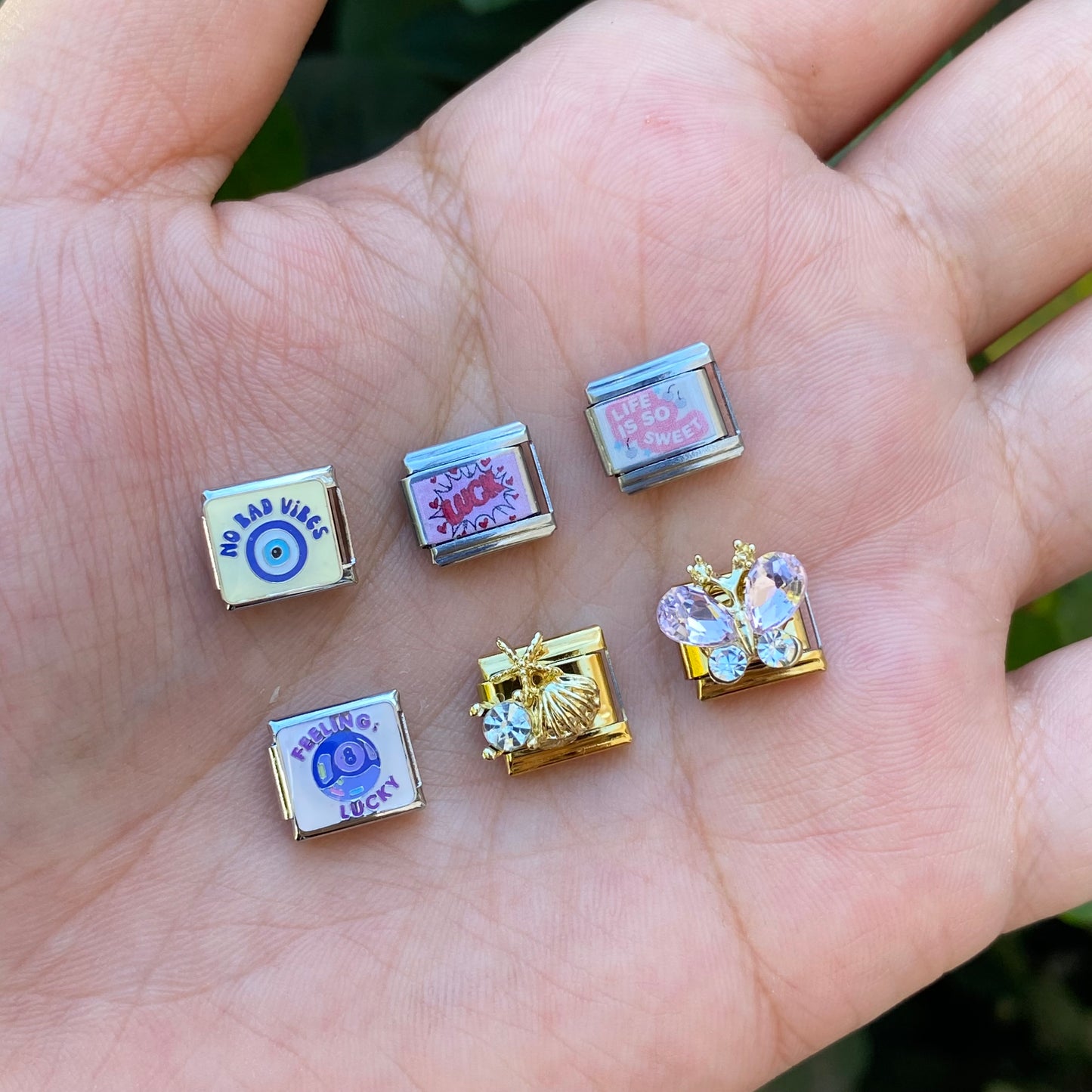 Charm Pulsera italiana acero