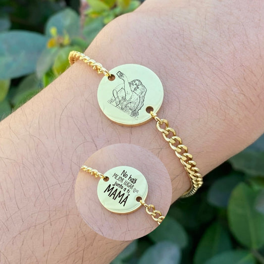 Pulsera Redonda Personalizada edición ¨MAMÁ¨