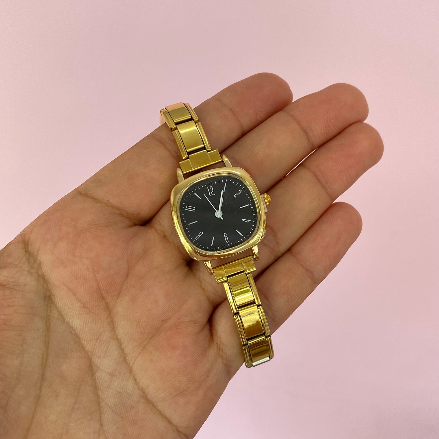 Reloj Cuadrado Italiano Acero