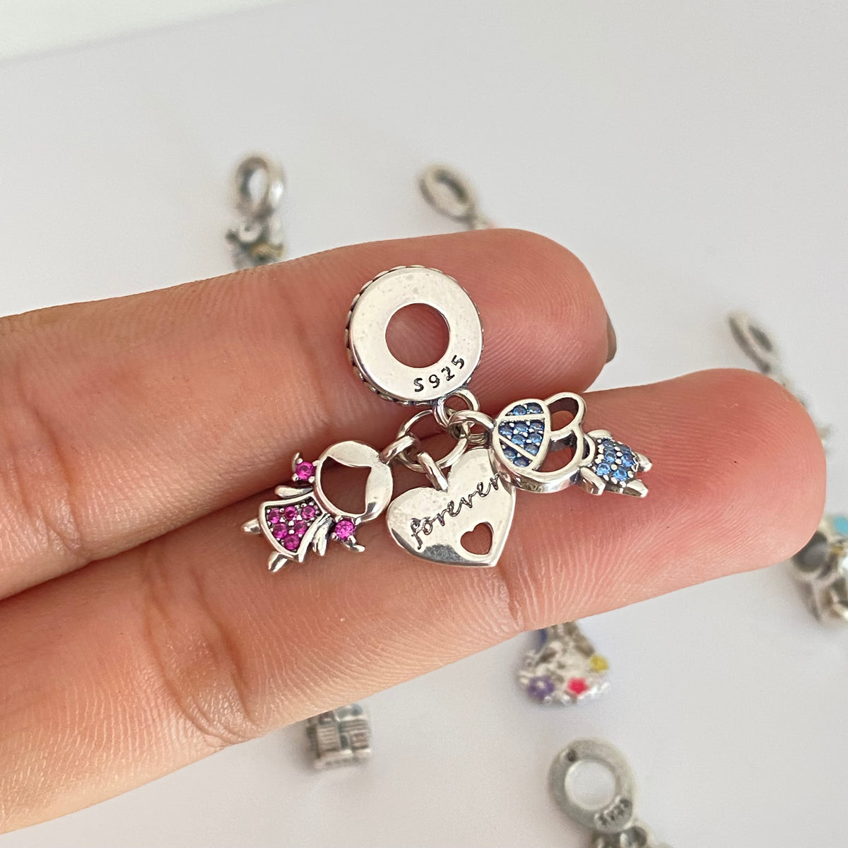 Charms Inspo Pandora Silver magic🧸🎈