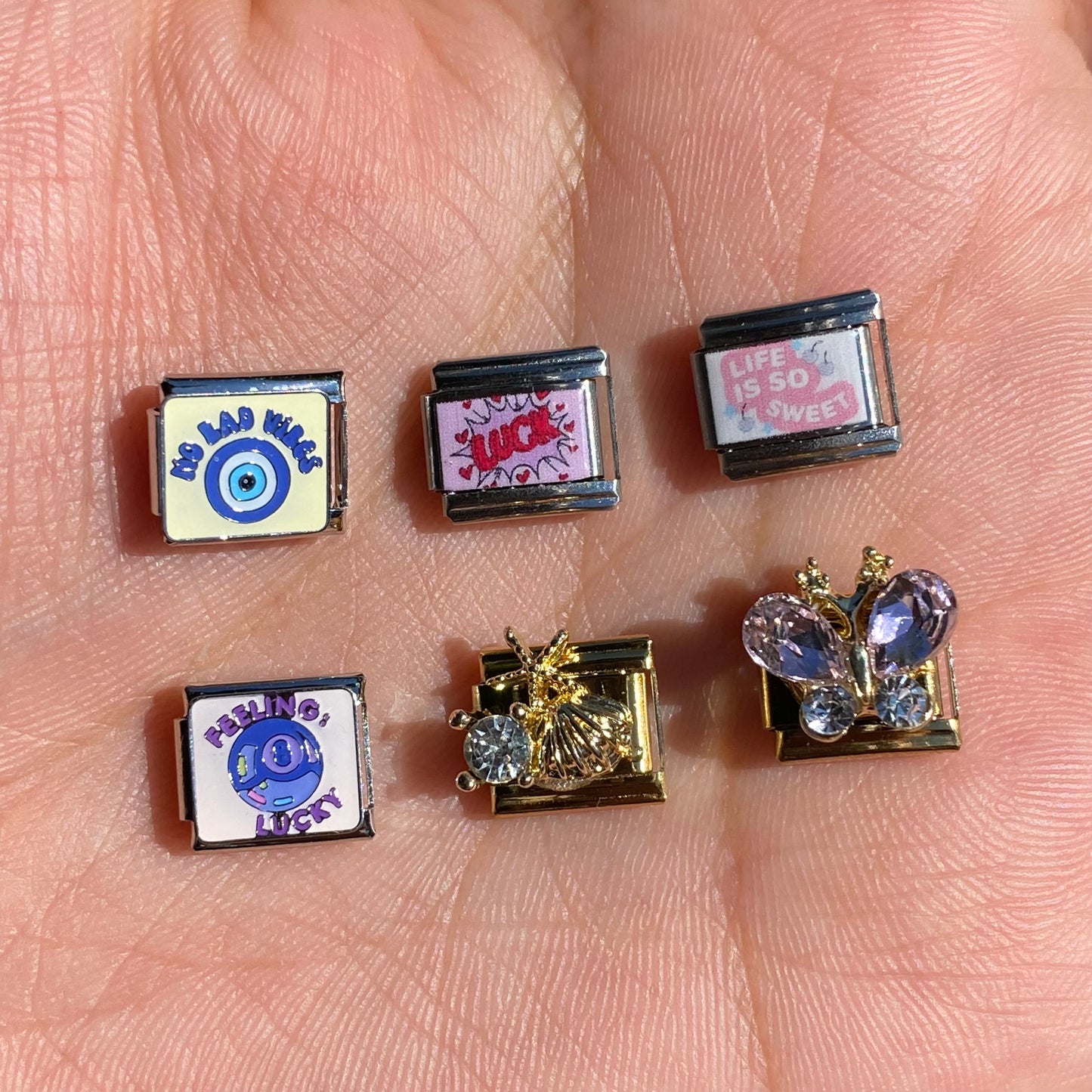 Charm Pulsera italiana acero