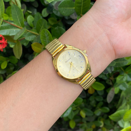 Reloj Dorado Chapa